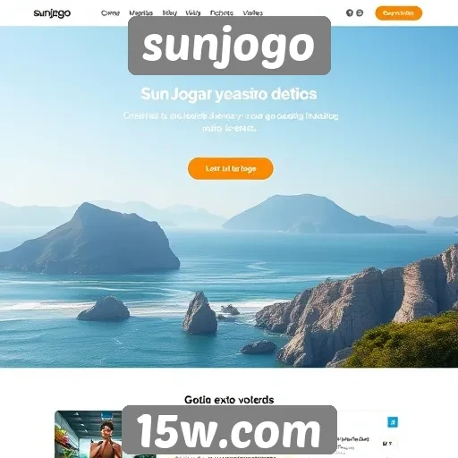 Facilidade de navegação e usabilidade no site sunjogo