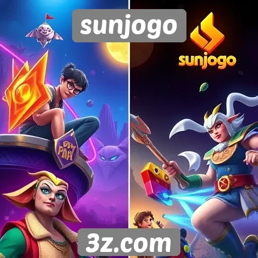 Comparativo de jogos populares no sunjogo