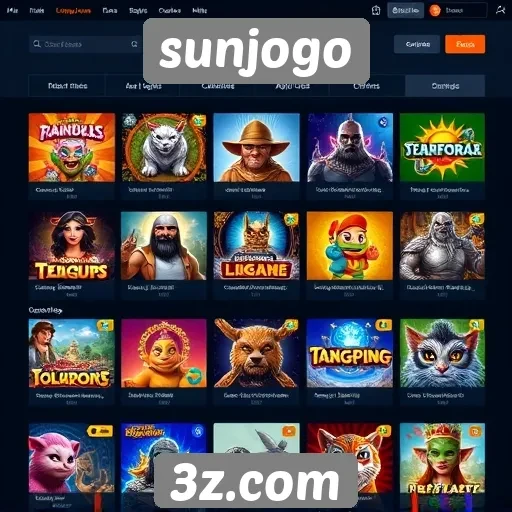 Experiência do usuário na navegação do sunjogo